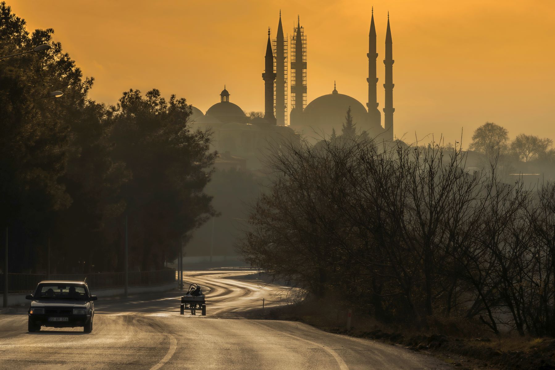 Edirne'de Gün Batımı