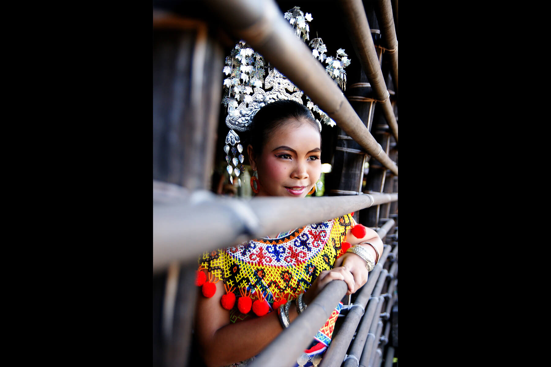 An Iban Girl from West Borneo