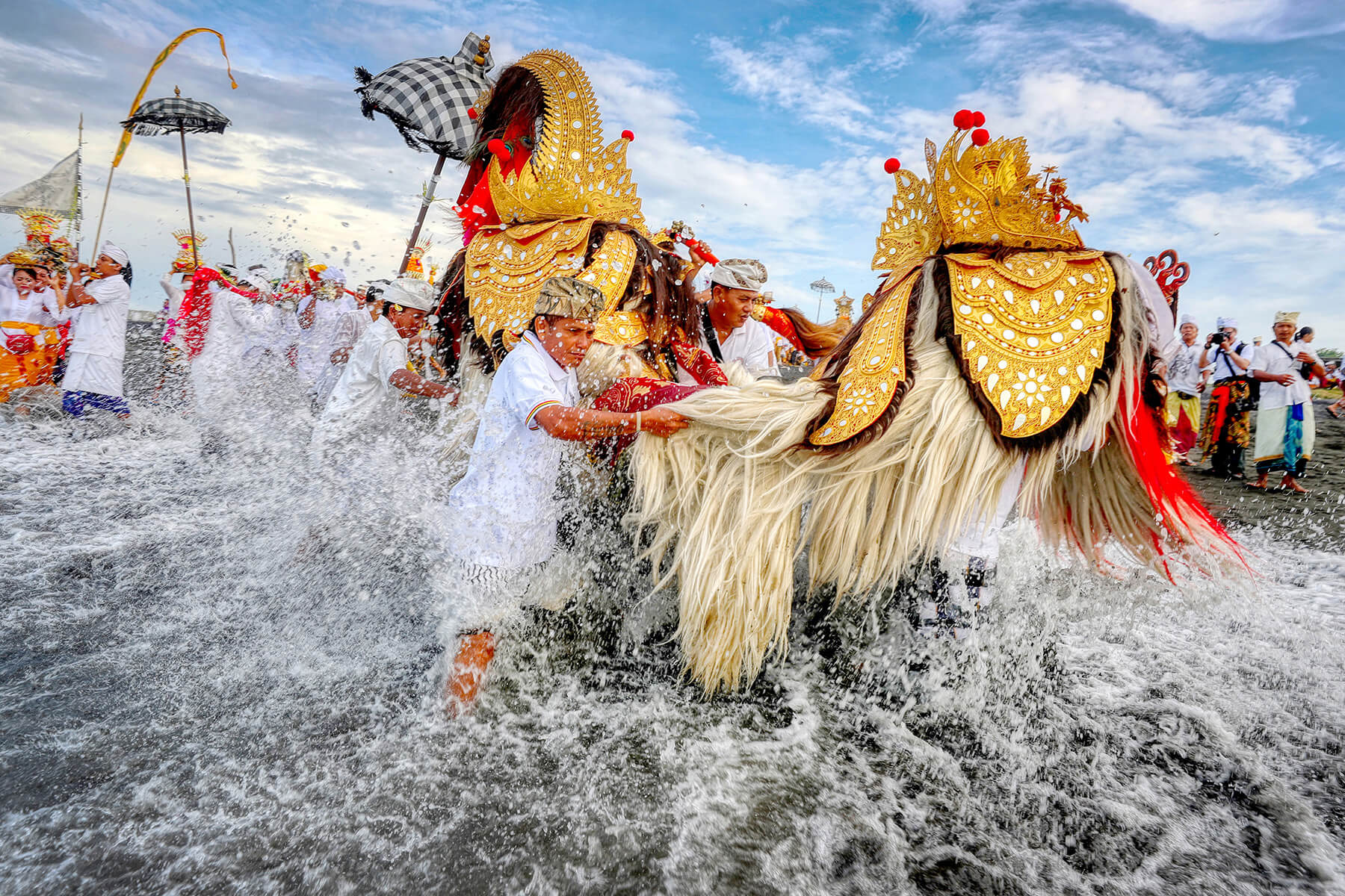 Ceremonial Melasti in Bali