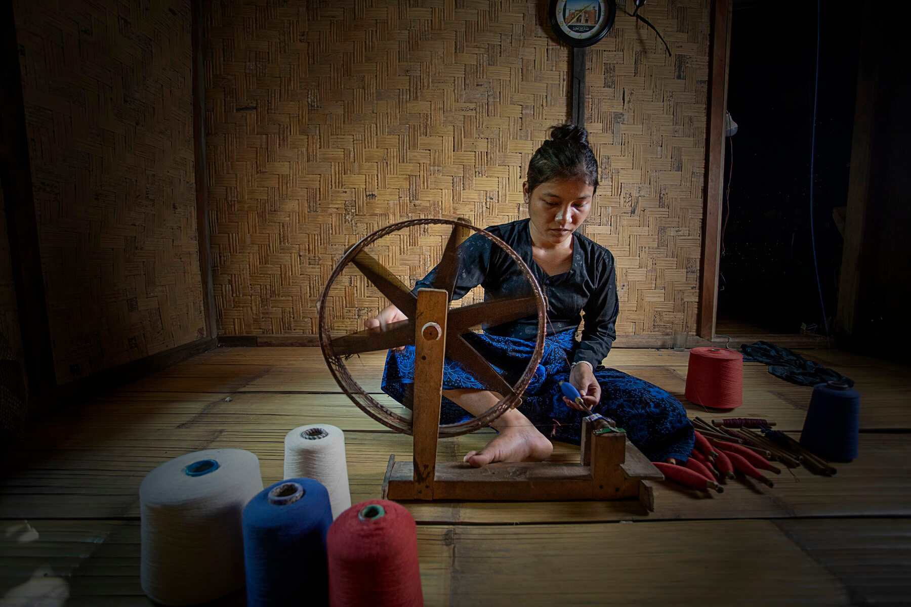 Spinning the yarn