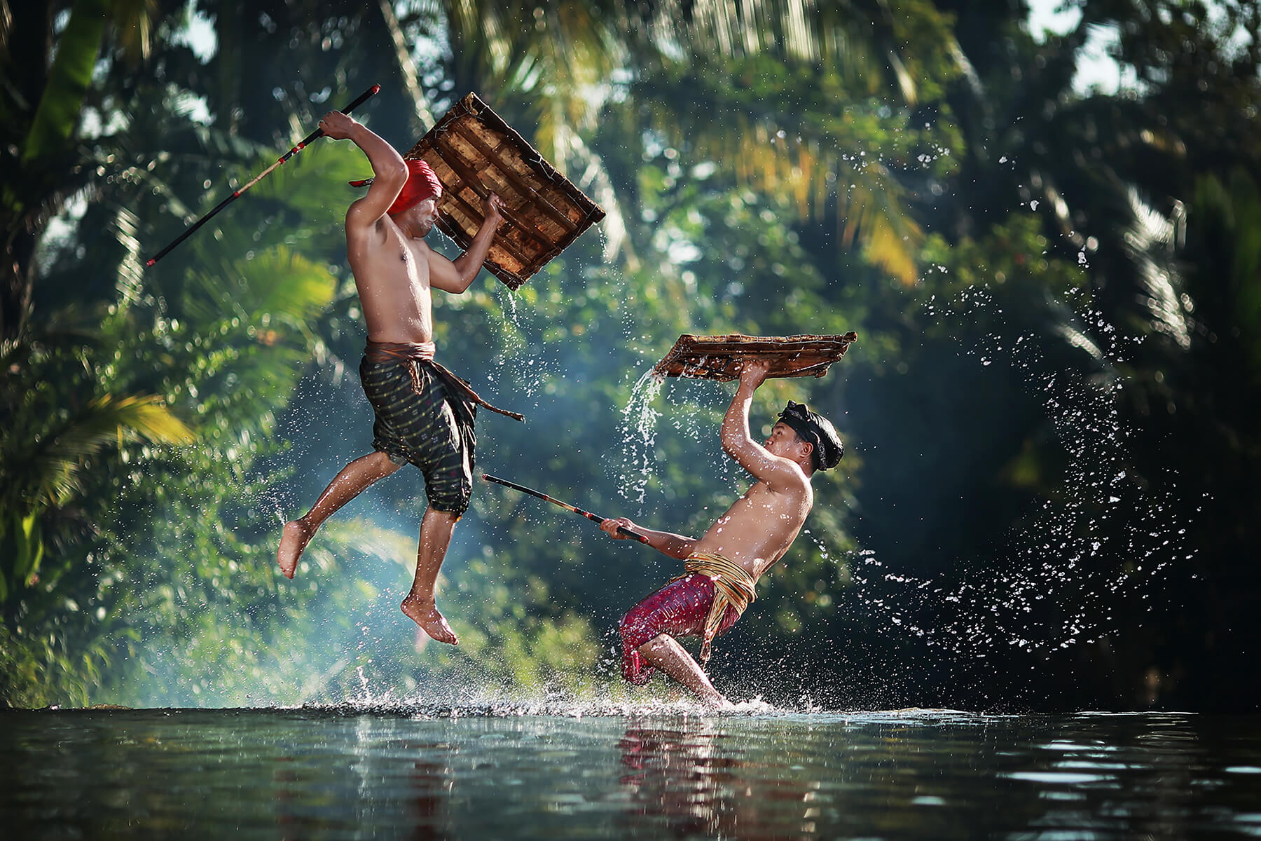 Rattan fighting