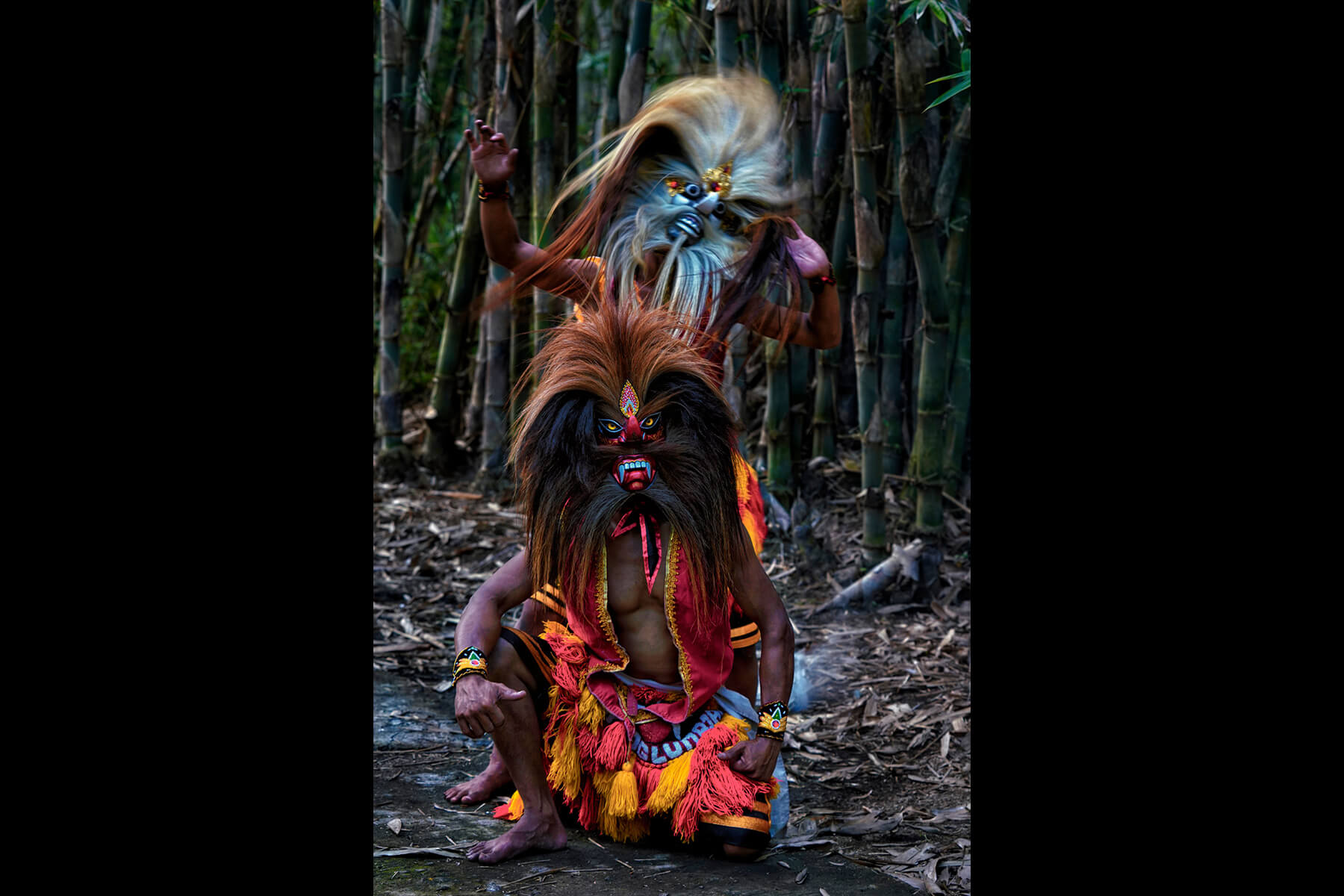 Mask dancers