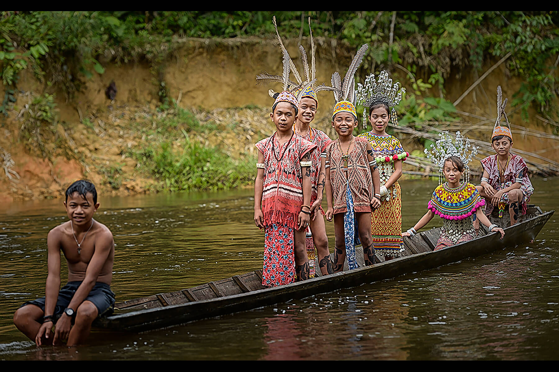 Dayak Iban's young  generation