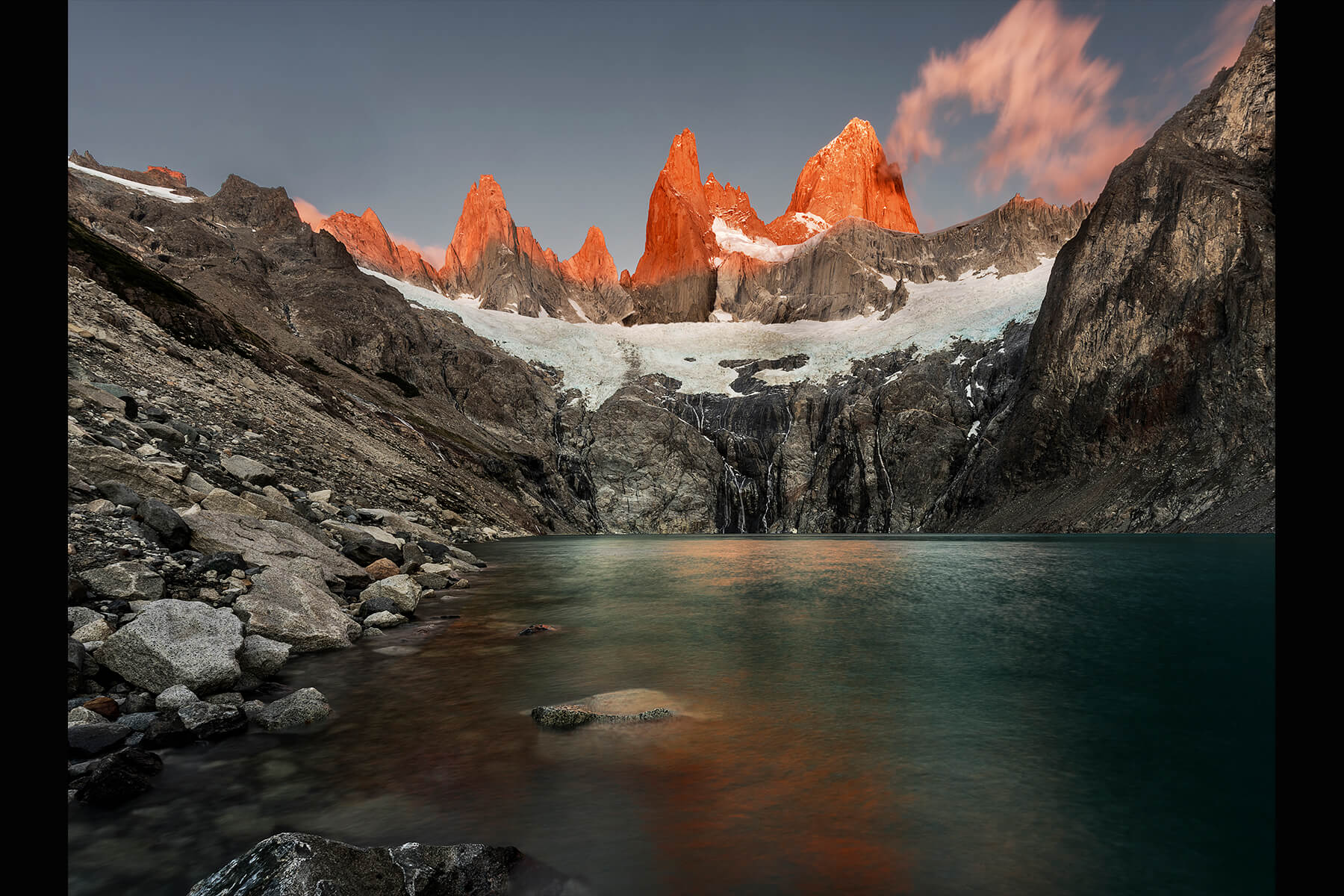 Amanece en Laguna Sucia