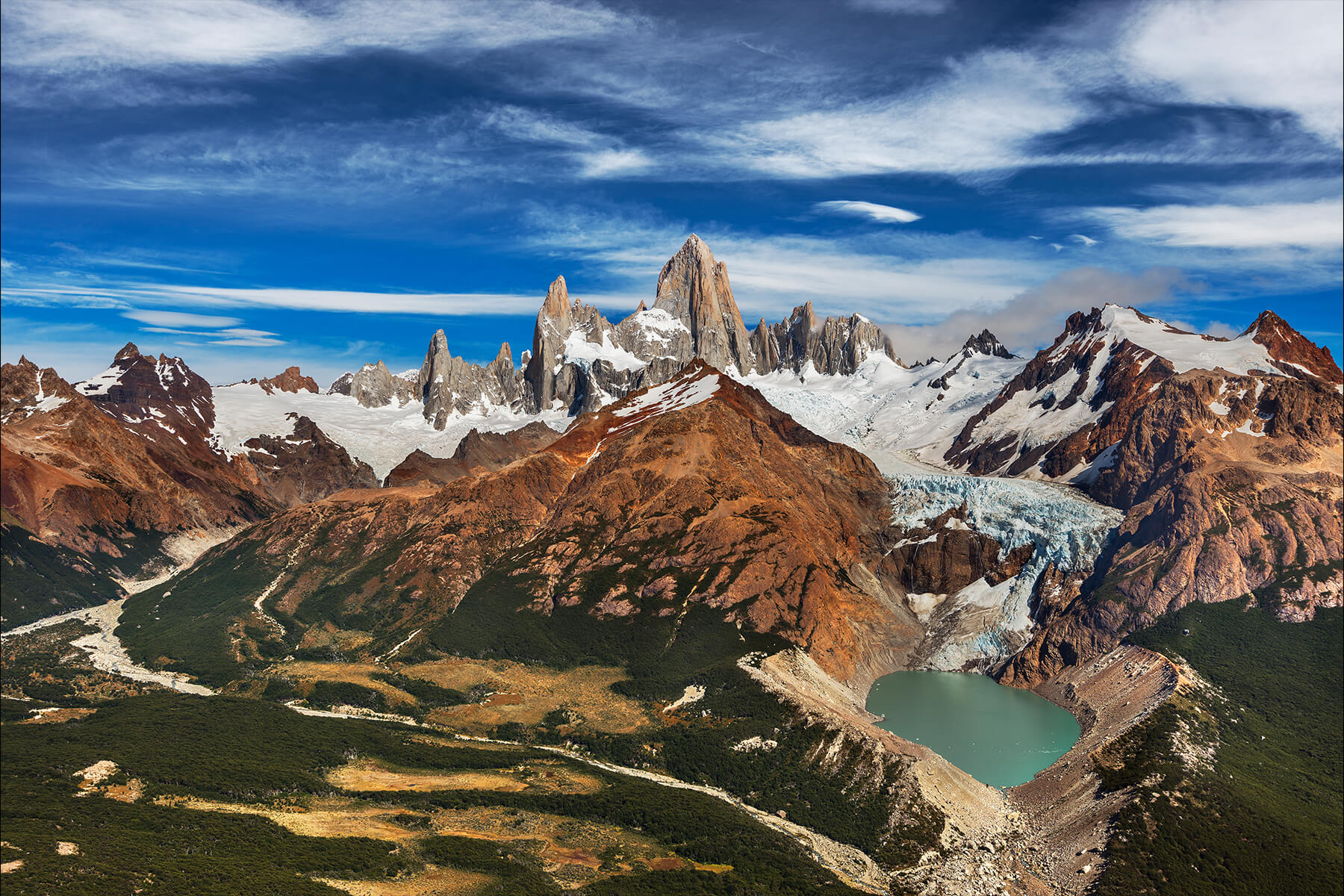 Cerros y Glaciares